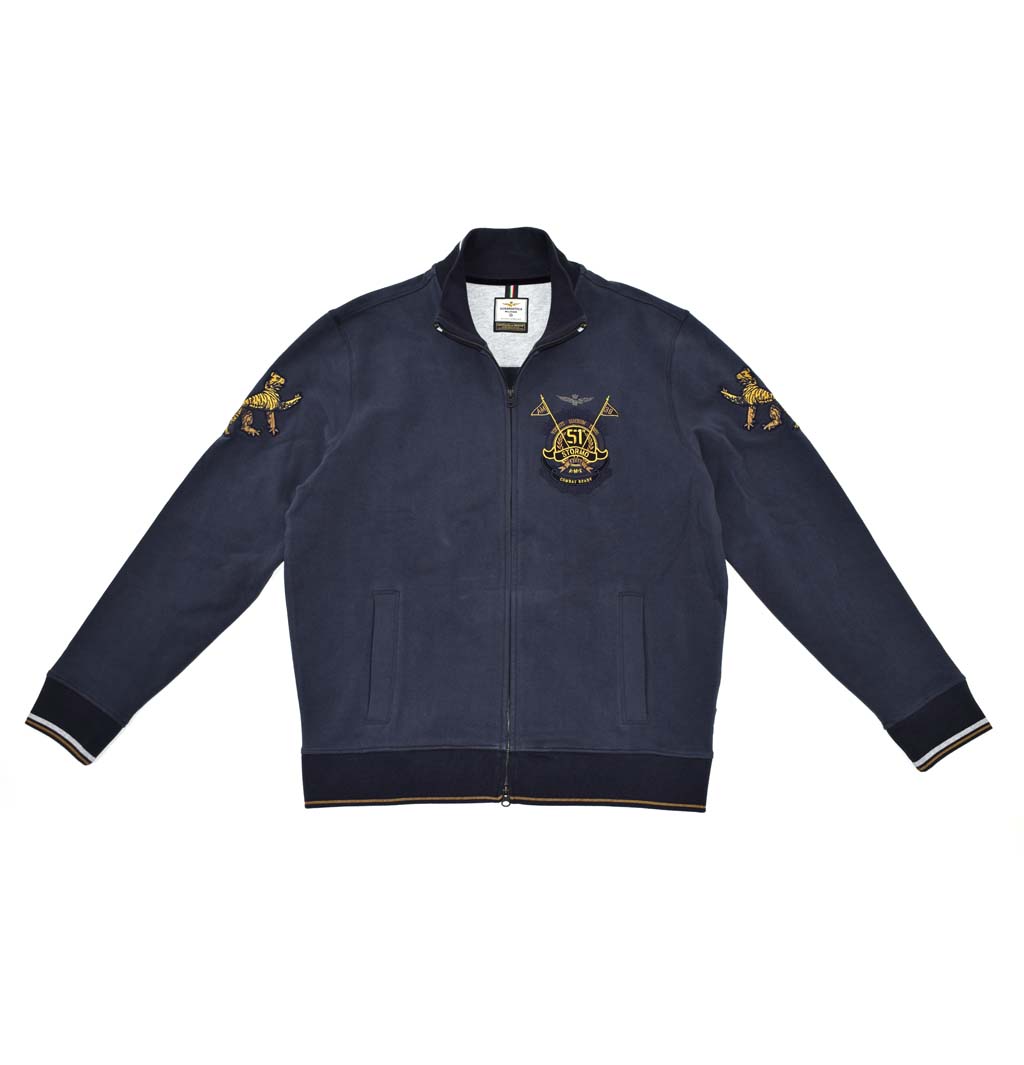 Толстовка AERONAUTICA MILITARE FW 20/21/TR blue navy (FE 1525) 