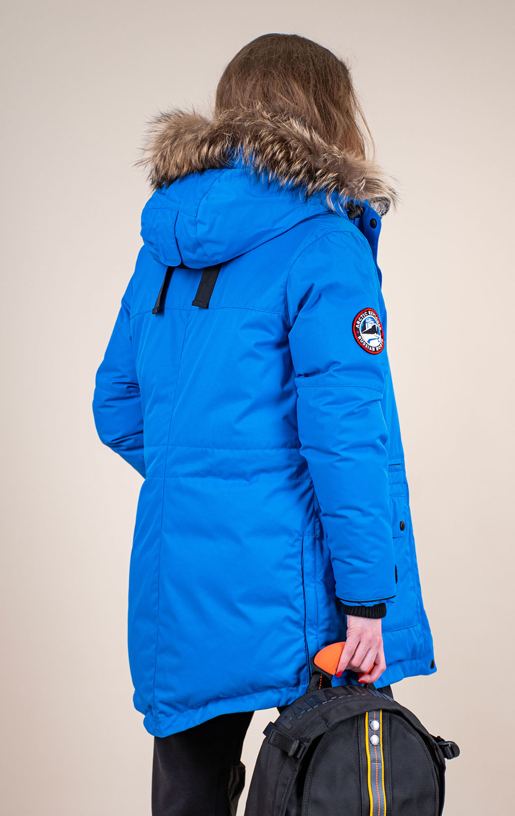 Женская аляска пуховая ARCTIC EXPLORER POLARIS royal 