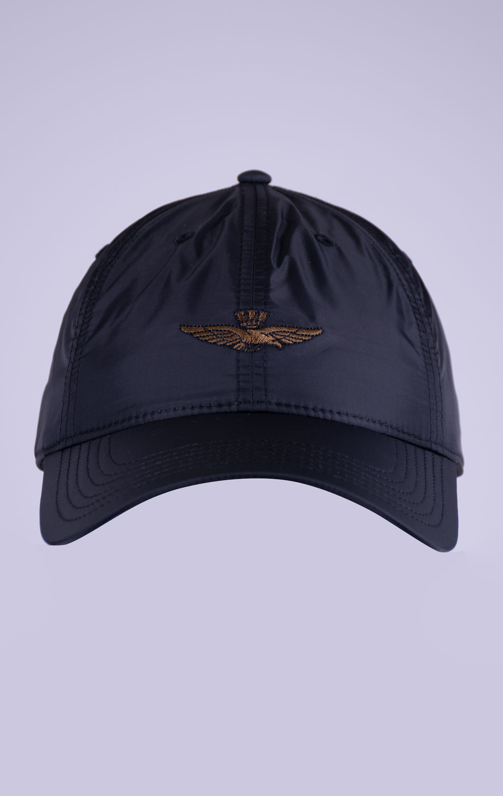 Бейсболка AERONAUTICA MILITARE нейлон/флис FW 26/27/CN jet black (HA 1263) 