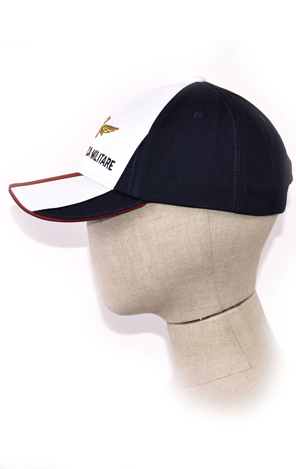 Бейсболка AERONAUTICA MILITARE SS 21/CN blue navy/off white (HA 1084) 