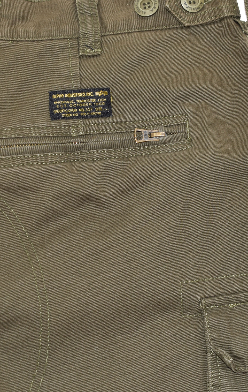 Брюки-карго ALPHA INDUSTRIES OVERLAND dark olive 