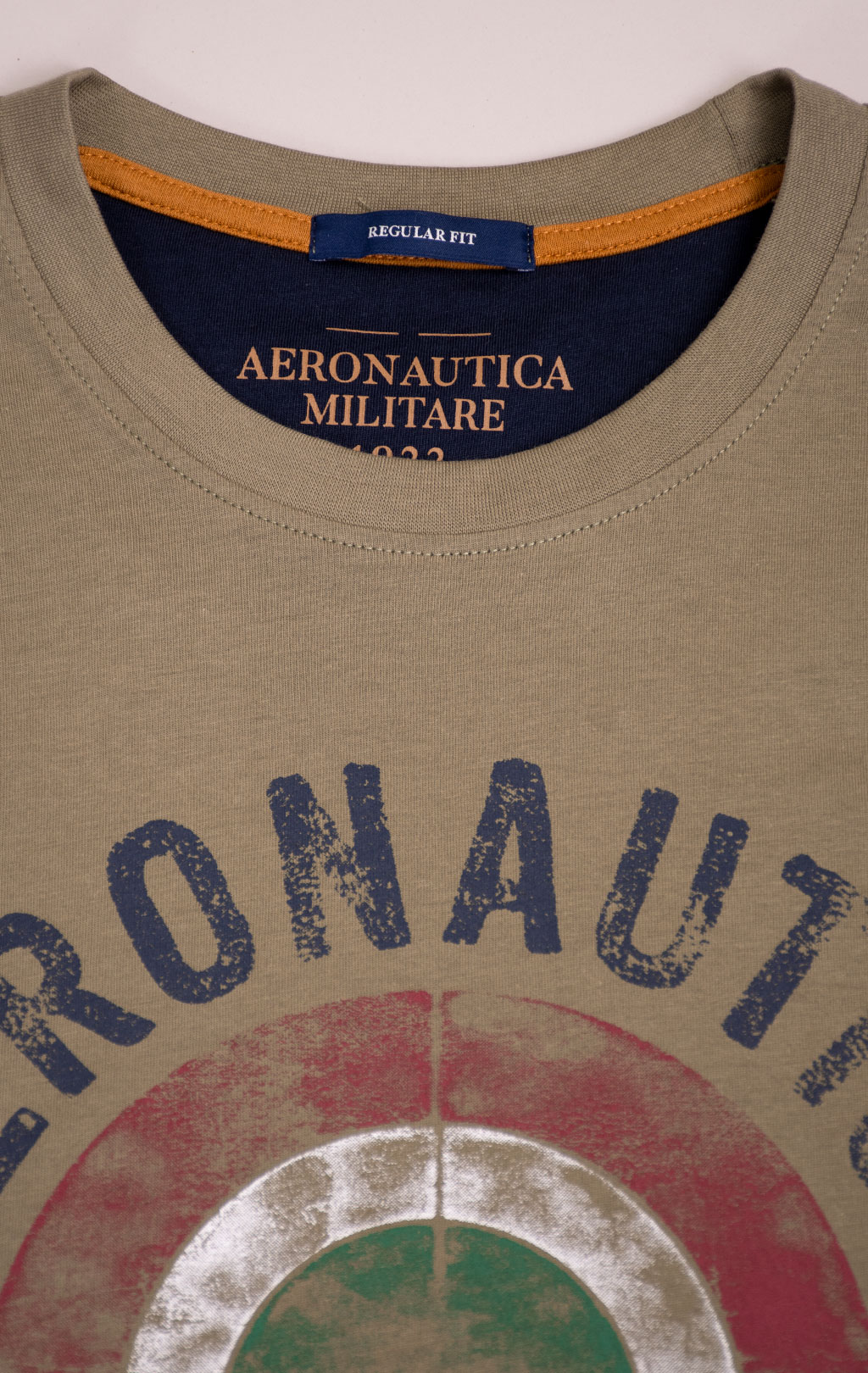 Футболка AERONAUTICA MILITARE SS 26/BD lichen green (TS 2538) 