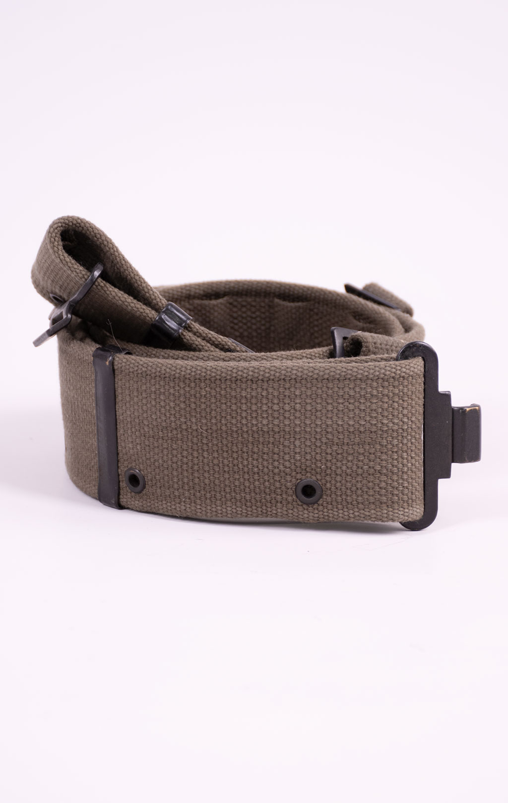 Ремень пистолетный брезент Black Buckle olive б/у Италия