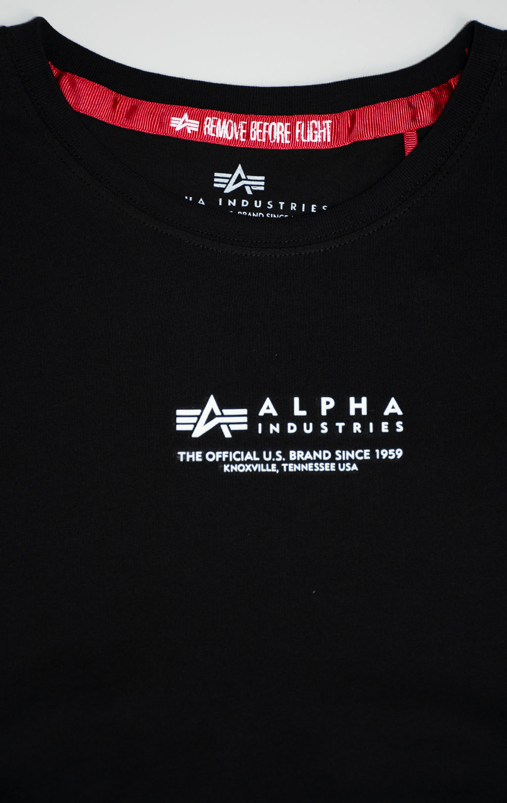 Футболка ALPHA INDUSTRIES ALPHA WORDING T black 