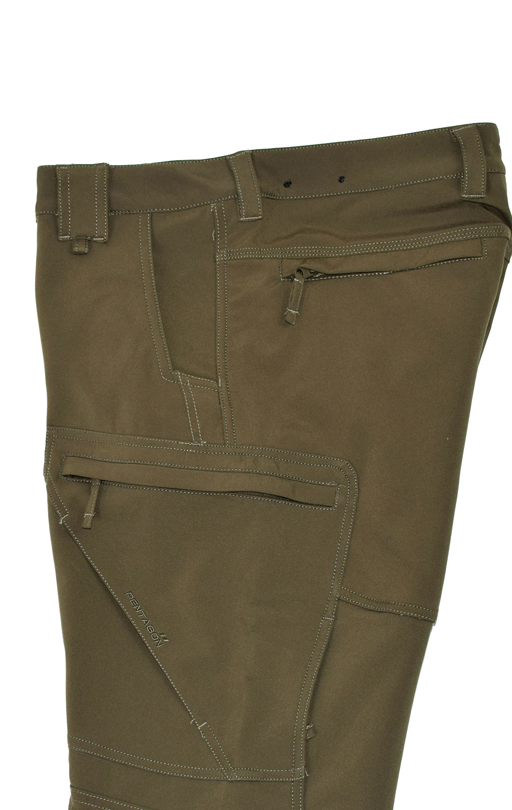 Брюки тактические Pentagon HYDRA big size Soft Shell 06E-RAL7013 05015 