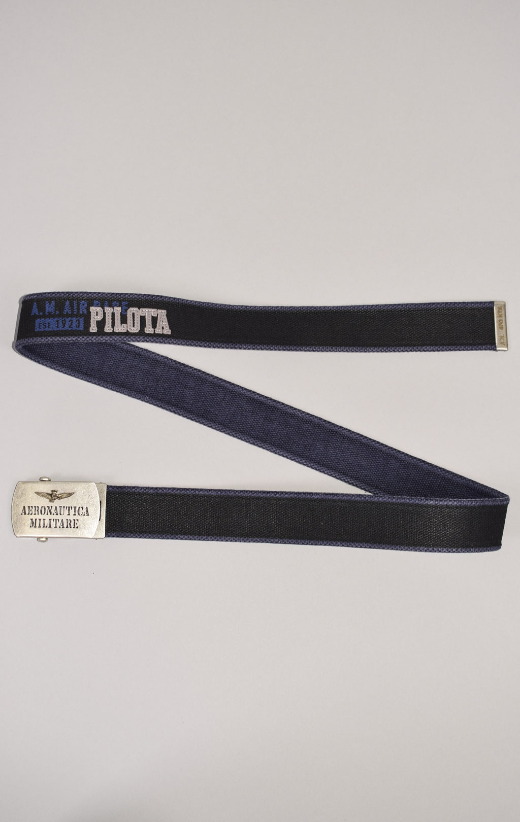 Ремень тканевый AERONAUTICA MILITARE FW 22/23/IT blue navy (CI 285) 
