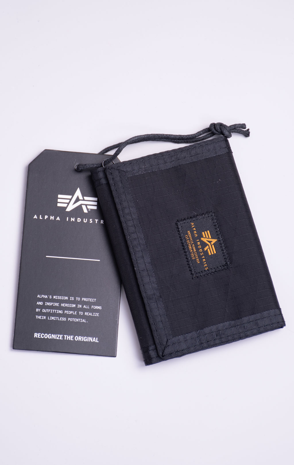 Кошелёк ALPHA INDUSTRIES COMBAT LABEL WALLET FW 26/27 black 
