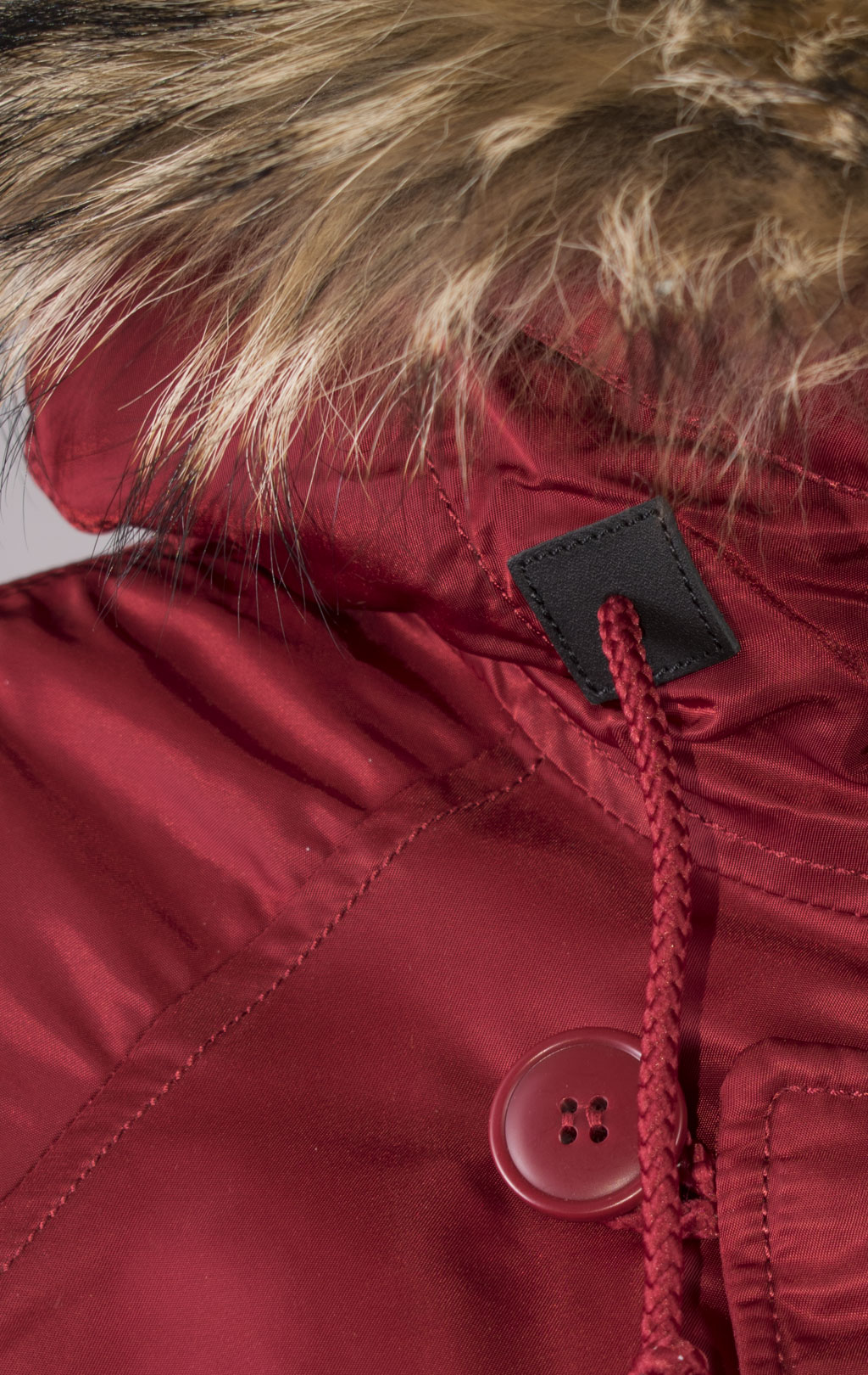 Женская аляска ALPHA INDUSTRIES N-3B CLASSIC original fit натур. мех FW 21 m commander red 