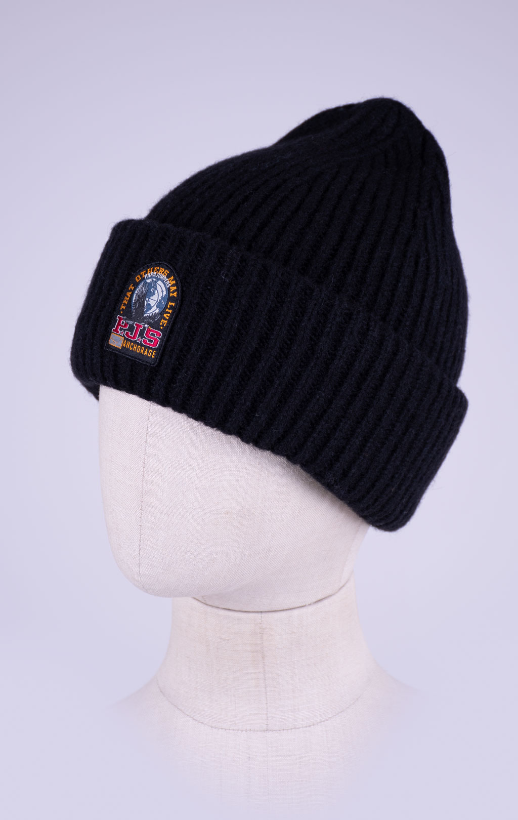 Шапка вязаная PARAJUMPERS MOONEYE HAT FW 26/27 full black 