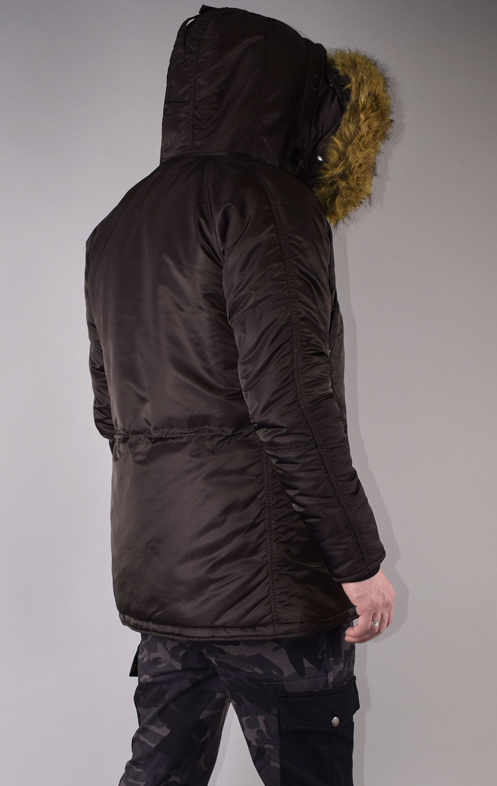Аляска ALPHA INDUSTRIES N-3B SLIM FIT GEN-I big size deep brown 