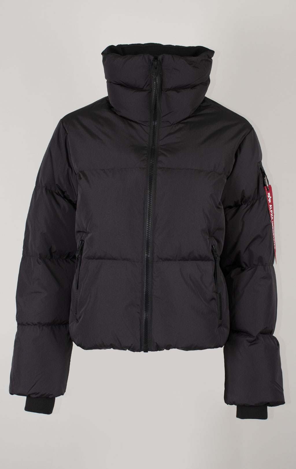 Женская куртка ALPHA INDUSTRIES SIERRA SHORT PUFFER FW 25/26 black 