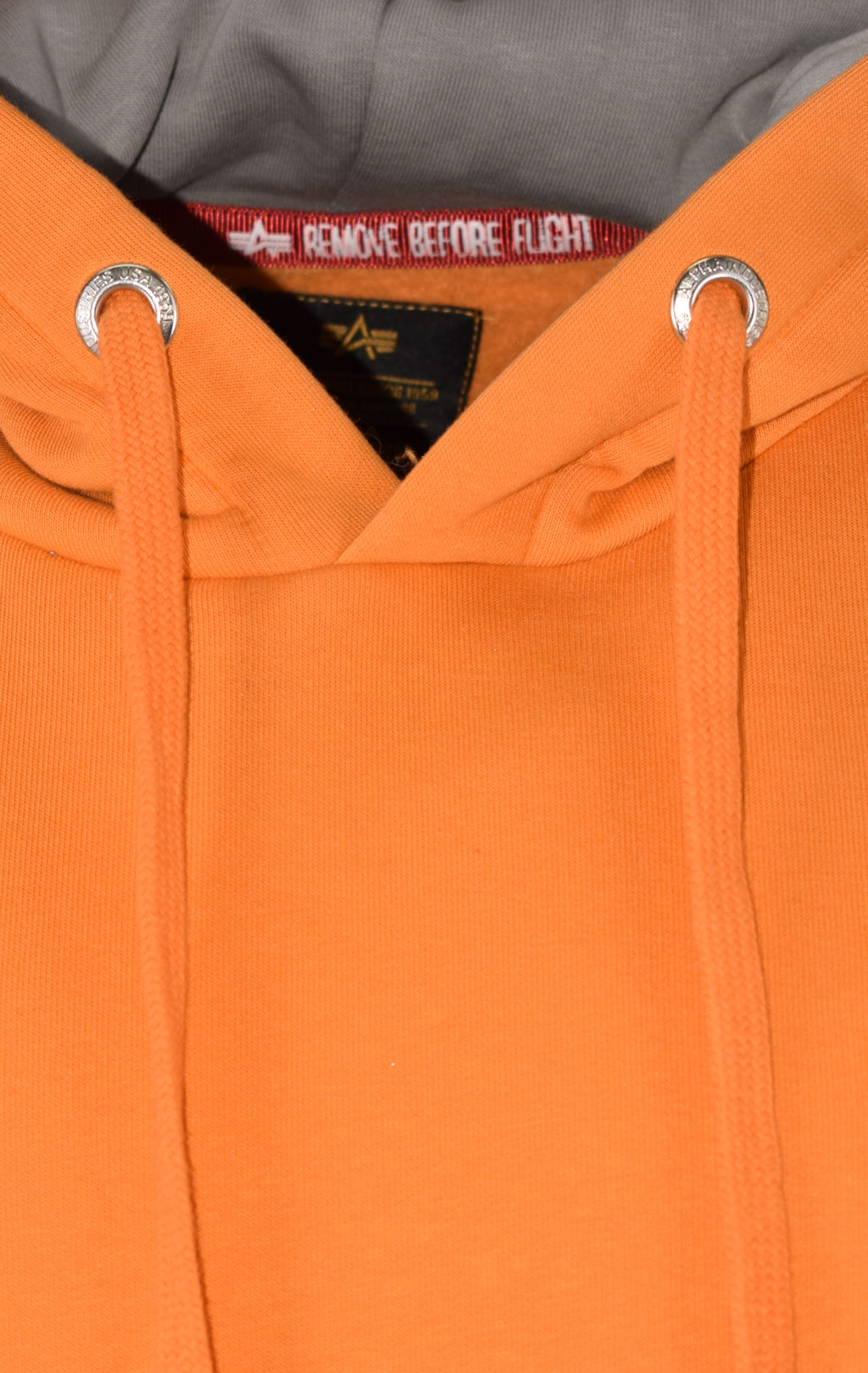 Толстовка ALPHA INDUSTRIES NASA SPACE CAMP HOODY alpha orange 