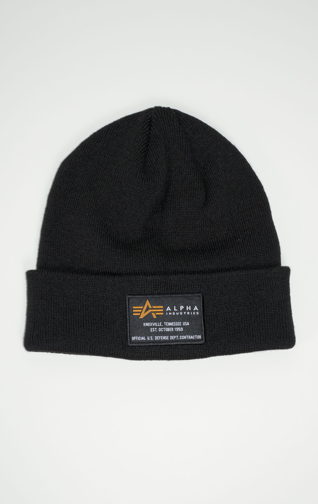 Шапка ALPHA INDUSTRIES CREW BEANIE black 