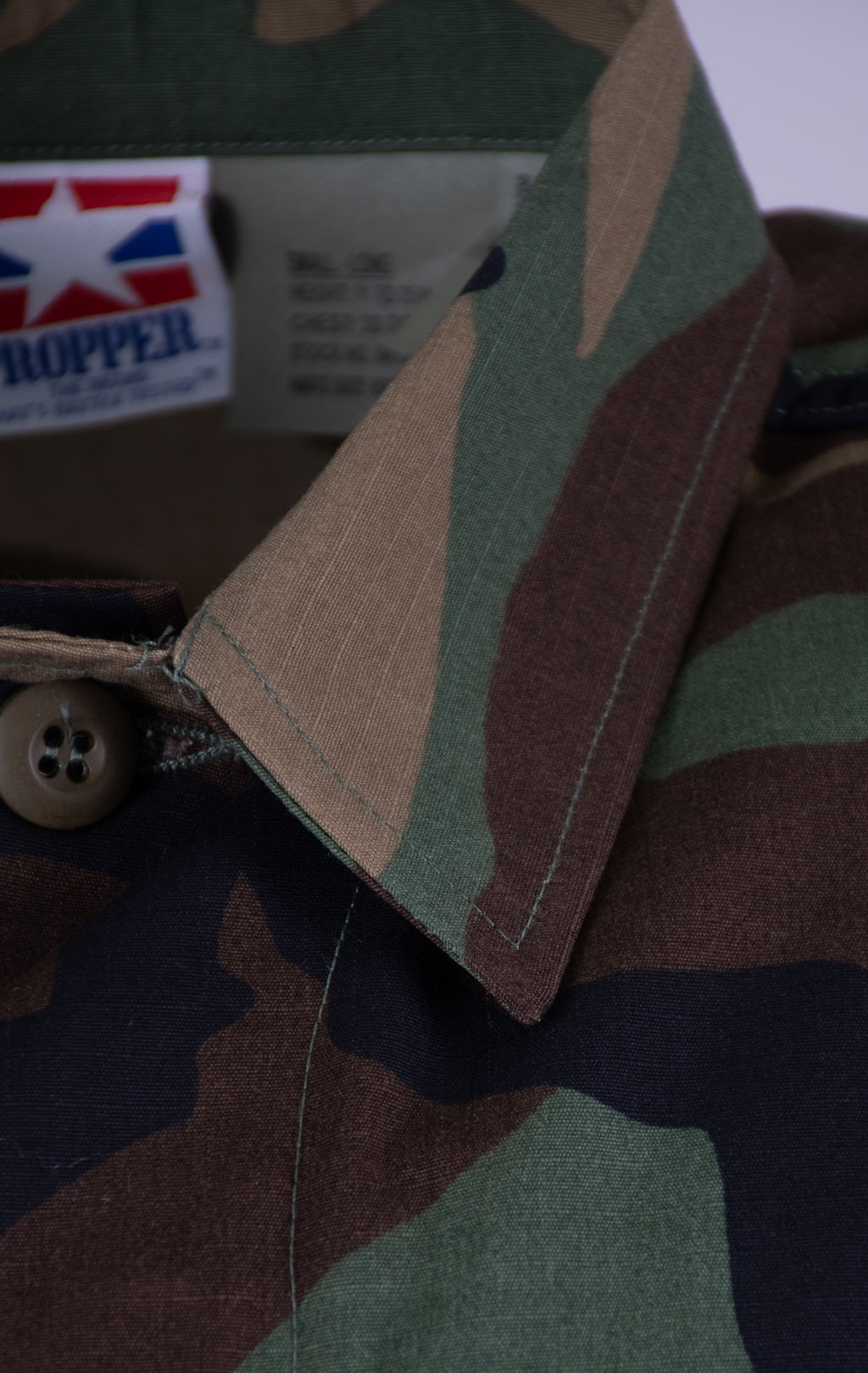 Китель полевой BDU хлопок/нейлон Rip-Stop camo woodland США