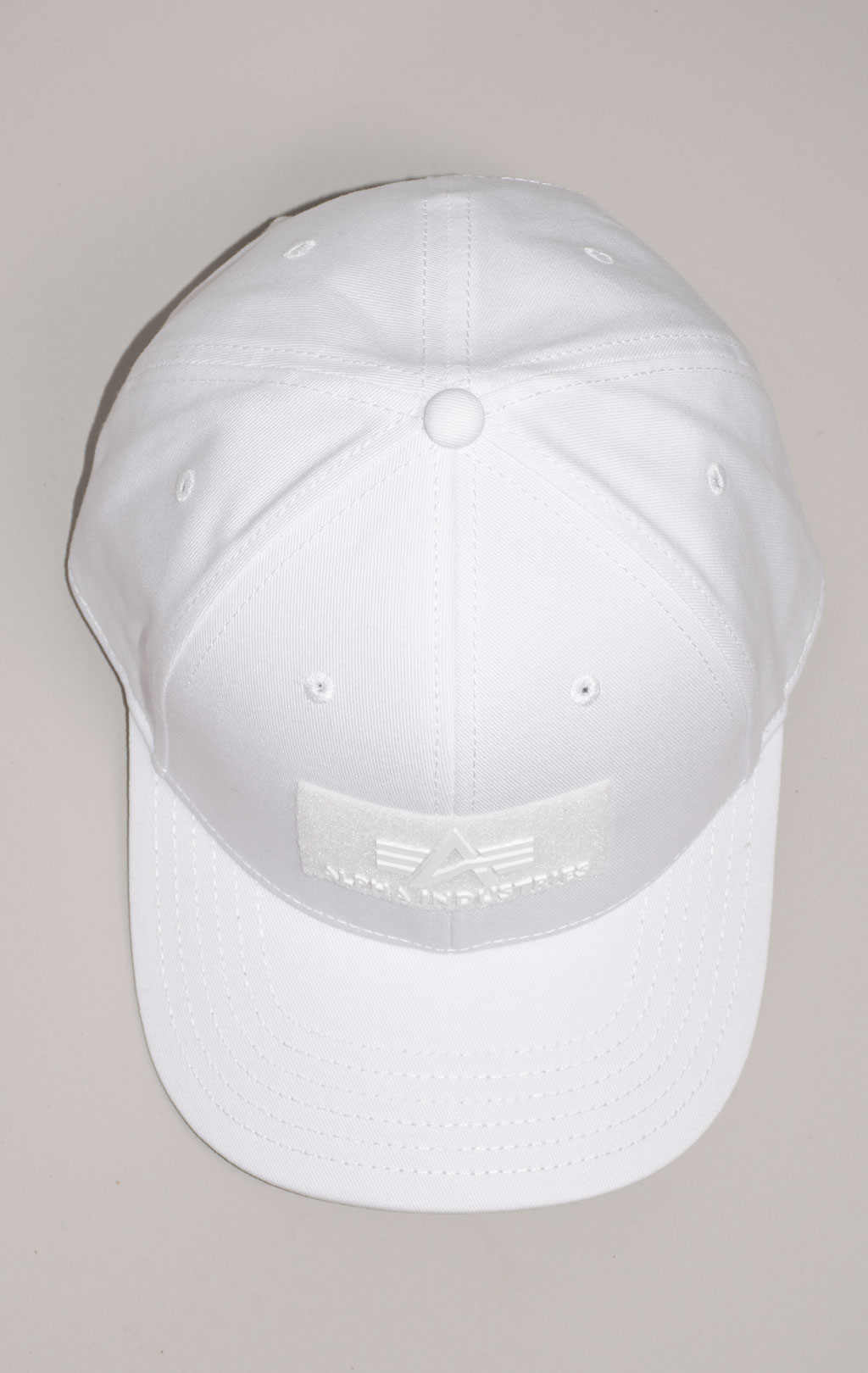 Бейсболка ALPHA INDUSTRIES VELCRO CAP white 
