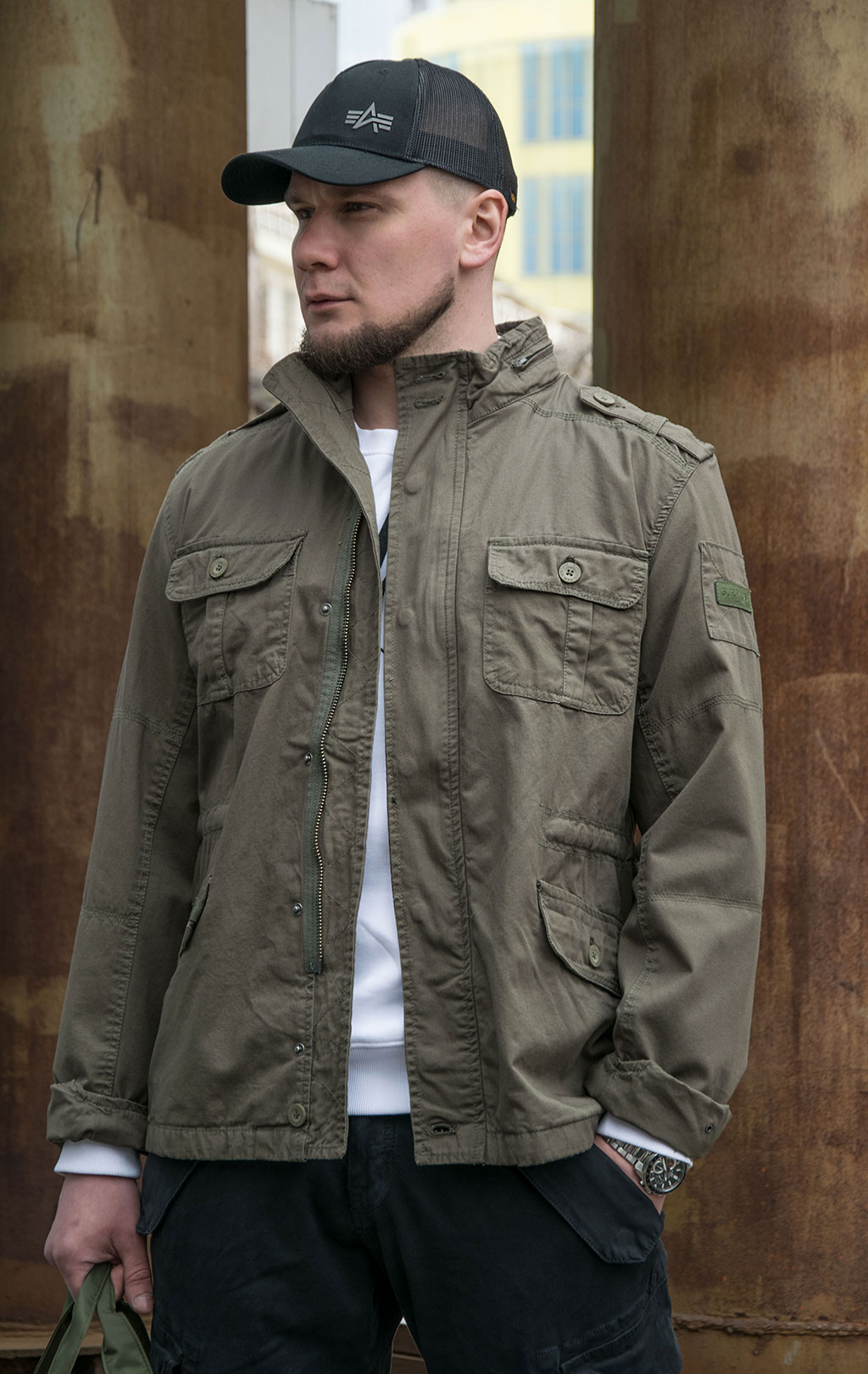 Ветровка Surplus M-65 DELTA BRITANIA olive 