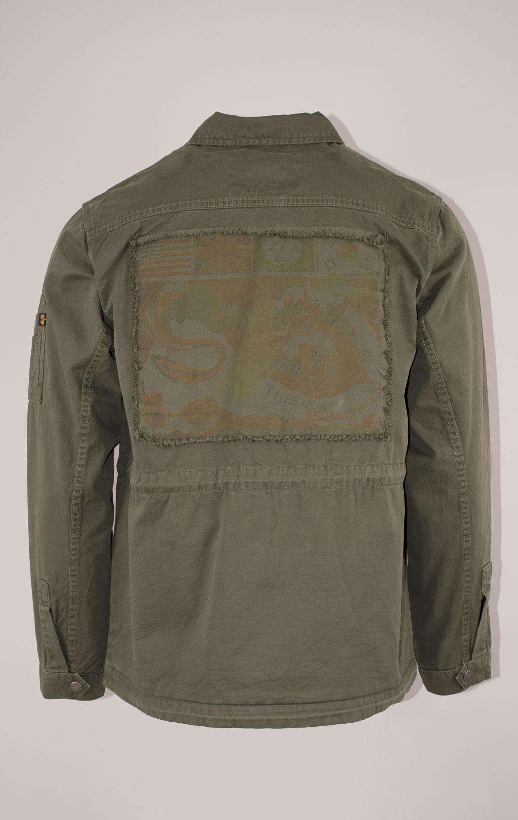 Ветровка ALPHA INDUSTRIES M-65 FIELD JACKET LW greyblack 
