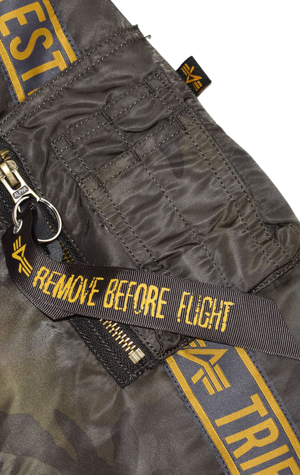 Бомбер ALPHA INDUSTRIES MA-1 60TH ANNIVERSARY dark olive camo 