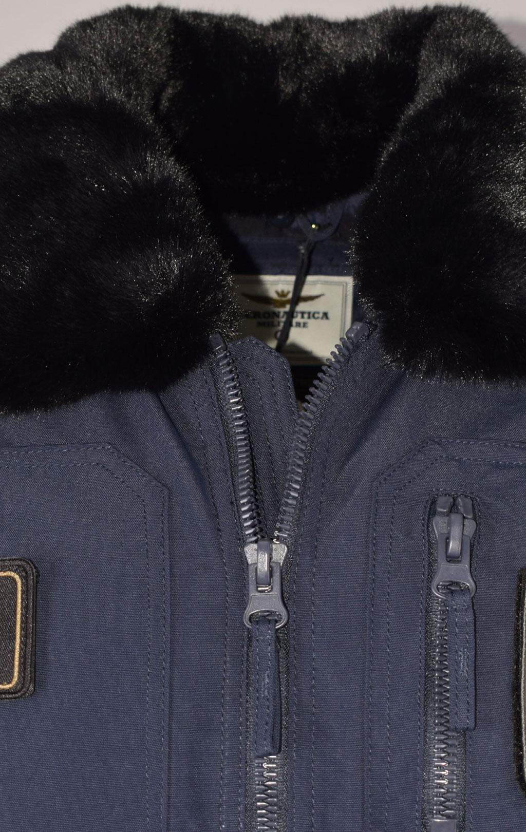 Куртка-пилот AERONAUTICA MILITARE FW 24/25/BD dark blue (AB 2106) 