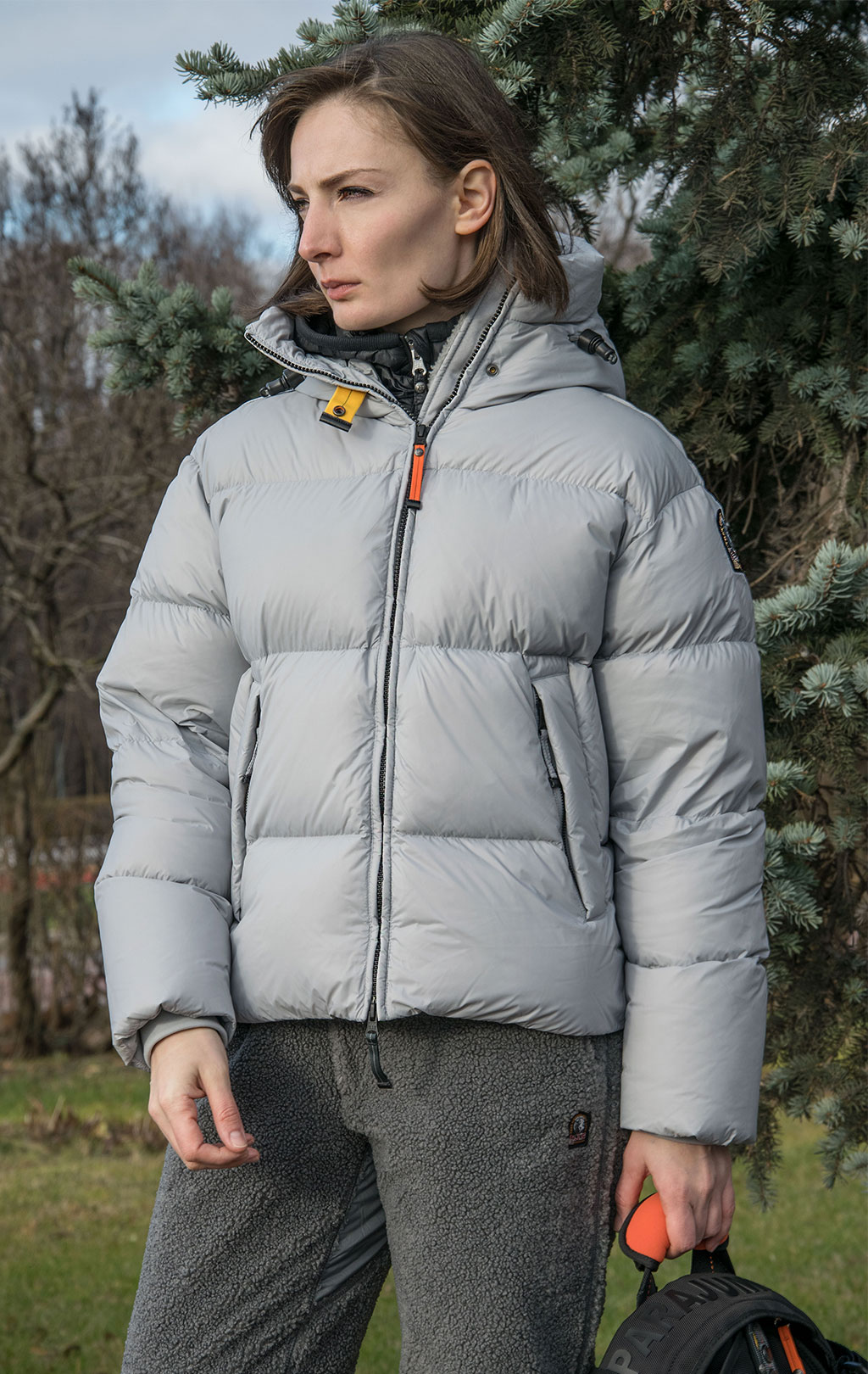 Женская куртка дутик пуховая PARAJUMPERS ANYA FW 20/21 barley blue 