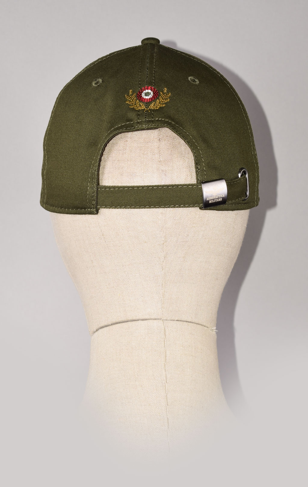 Бейсболка AERONAUTICA MILITARE SS 22/CN verde militare (HA 1106) 