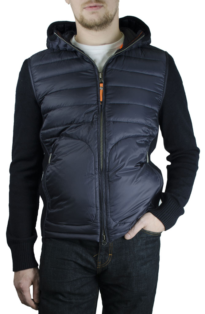 Толстовка с капюшоном PARAJUMPERS ILLUGA navy melange 