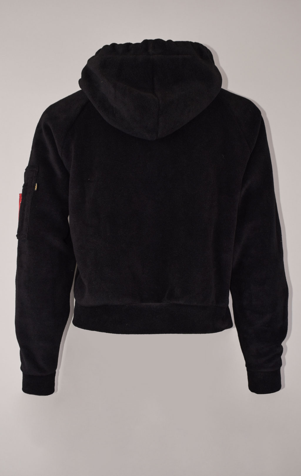 Женская толстовка ALPHA INDUSTRIES POLAR FLEECE HOODY OS black 