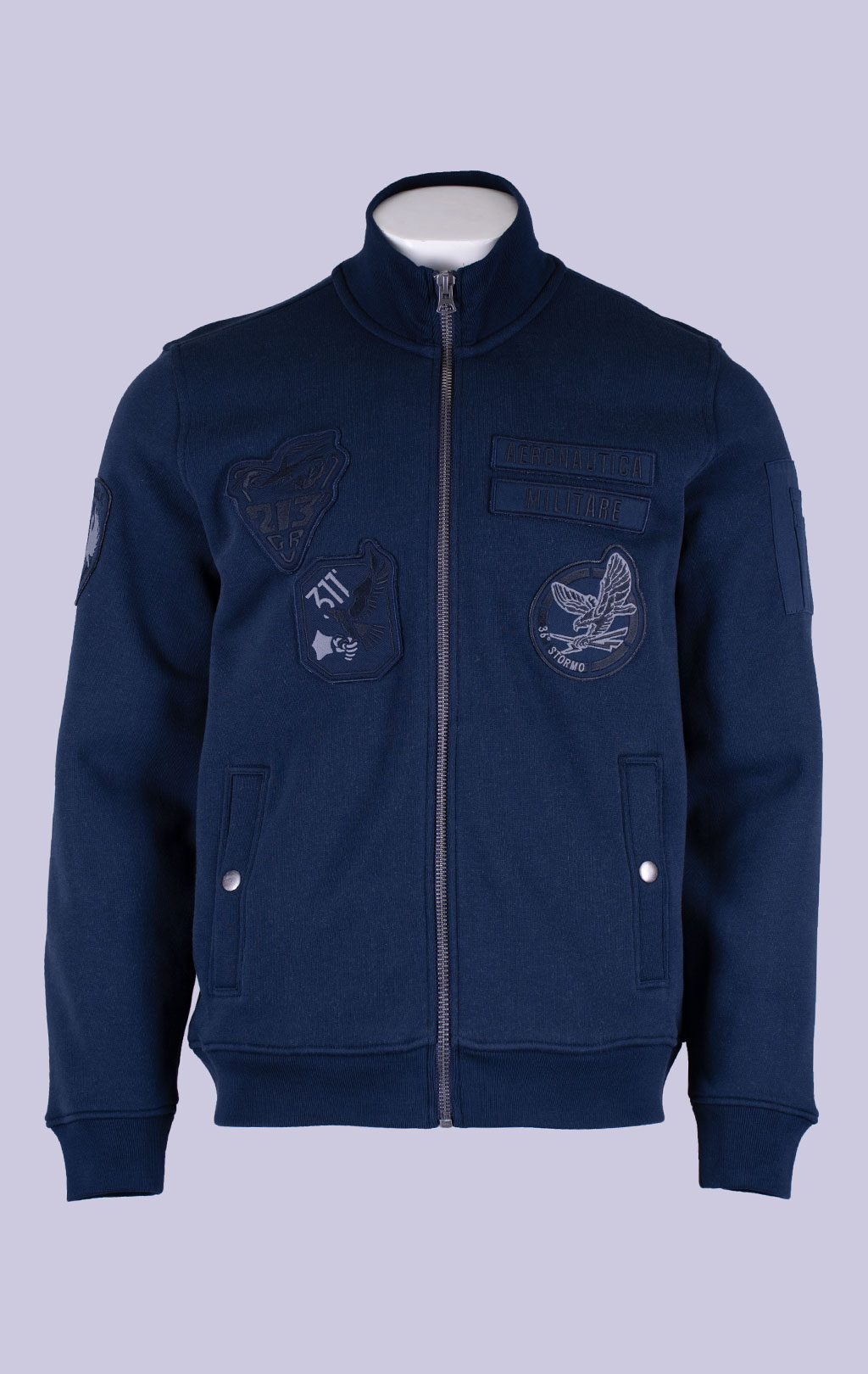 Олимпийка AERONAUTICA MILITARE FW 26/27/TR blue navy (FE 2143) 