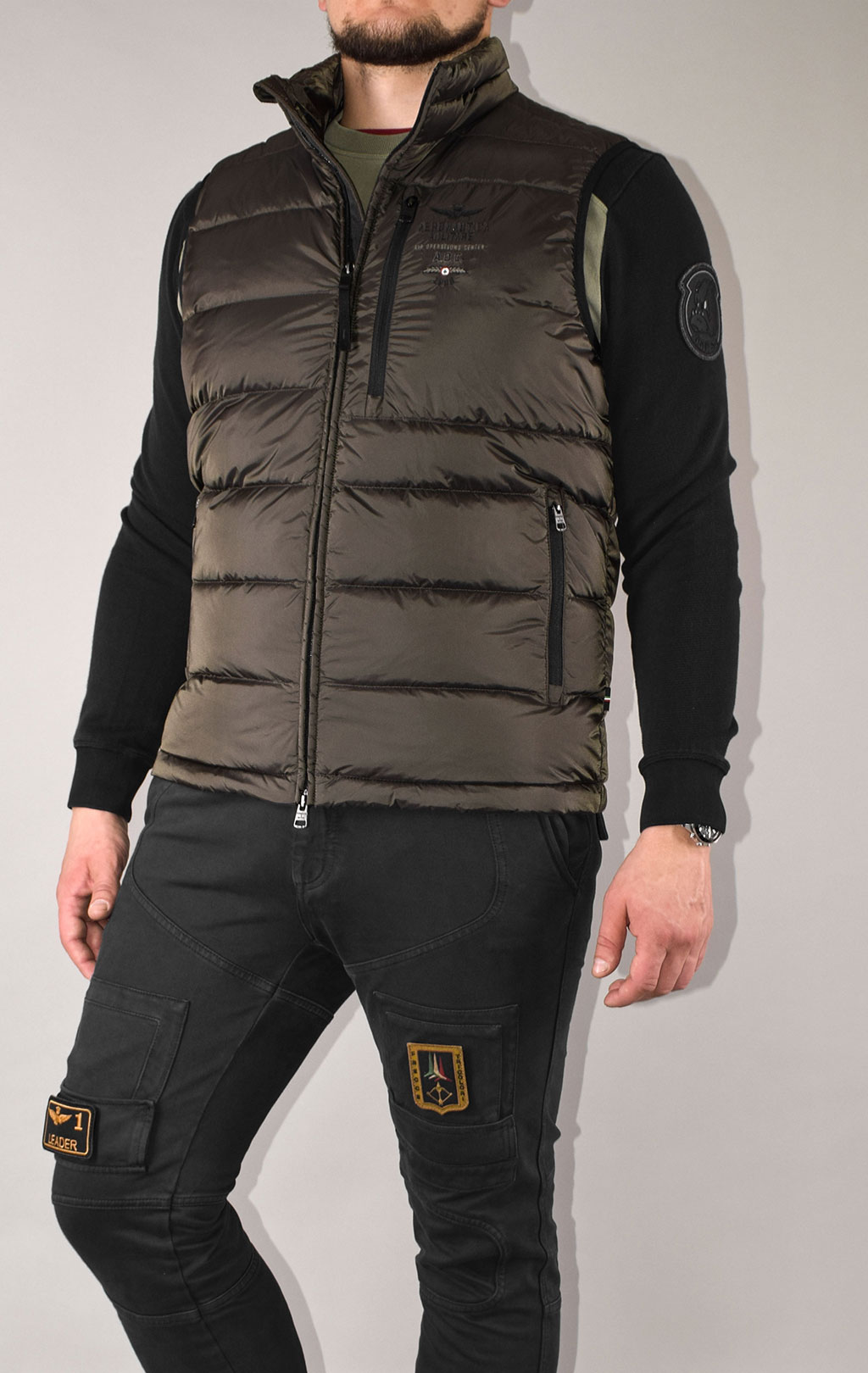 Жилет AERONAUTICA MILITARE FW 20/21/CN verde scuro (AB 1894) 