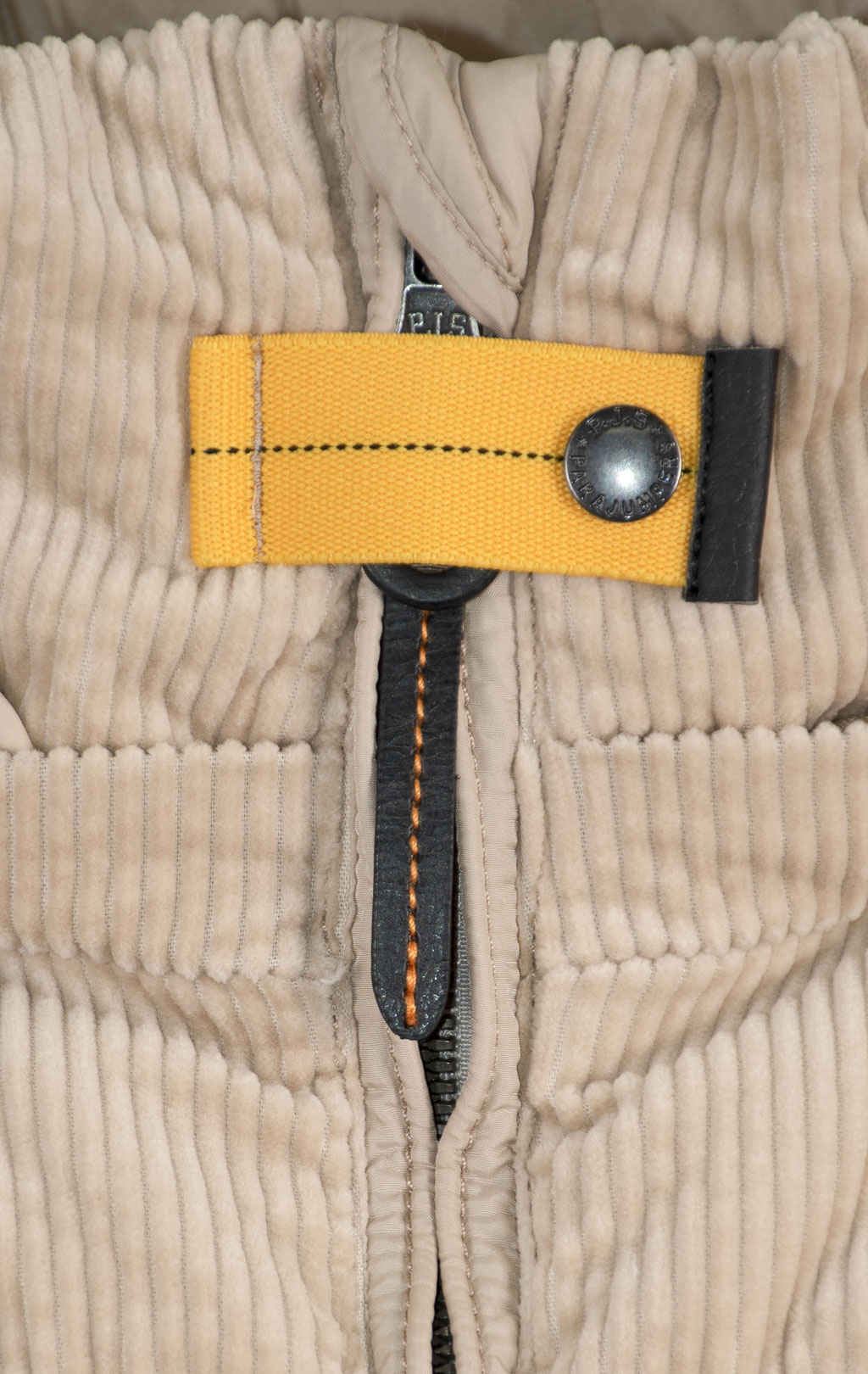Женское пальто пуховое PARAJUMPERS INTERSTELLAR вельвет FW 24/25 sun kissed 