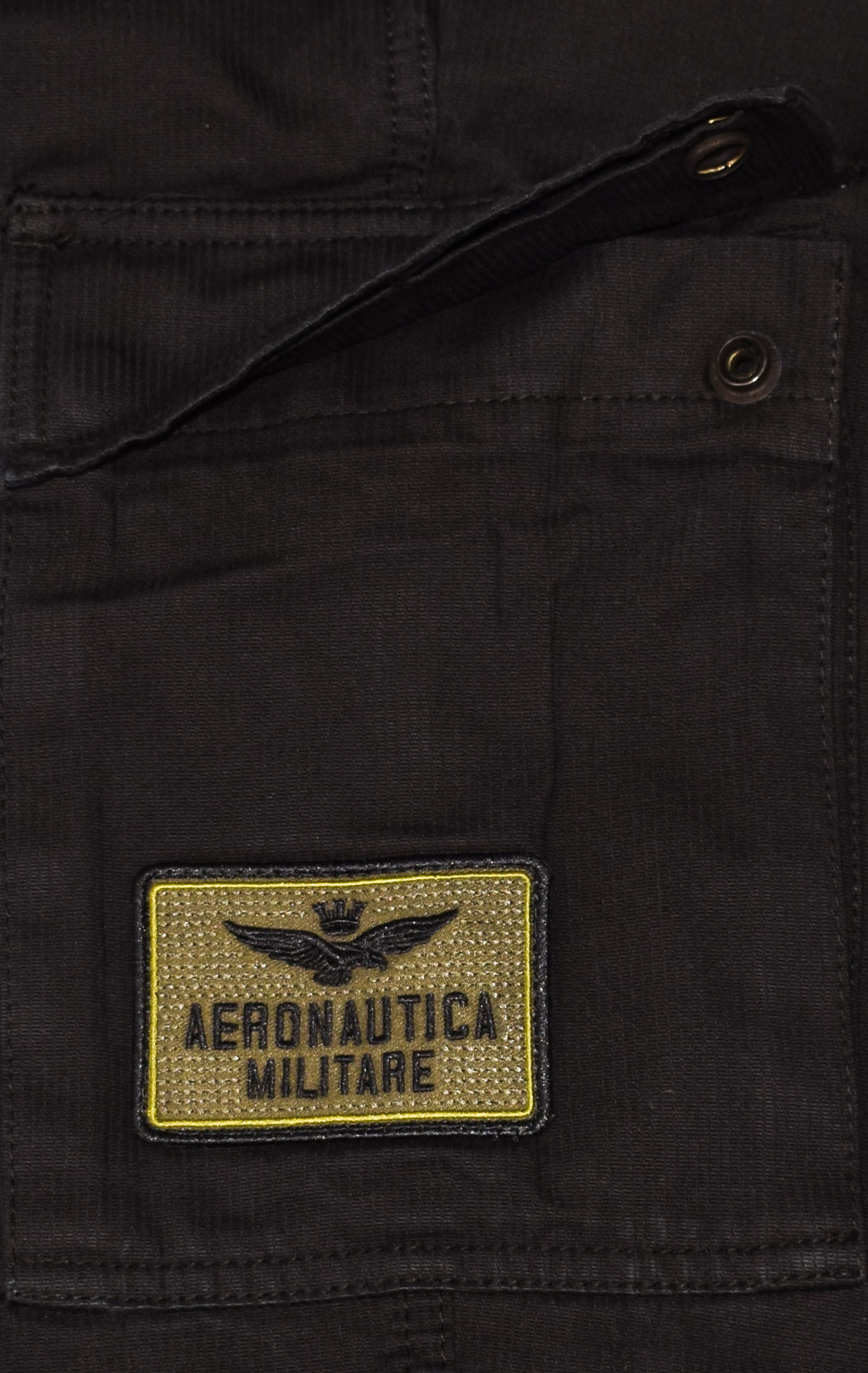 Брюки-карго AERONAUTICA MILITARE плотные FW 21/22/AL jet black (PA 1437) 