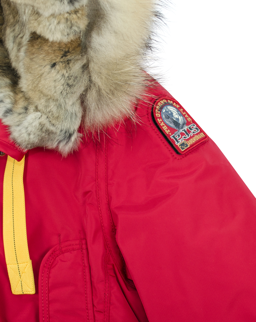 Женская аляска-пуховик PARAJUMPERS KODIAK dark red 