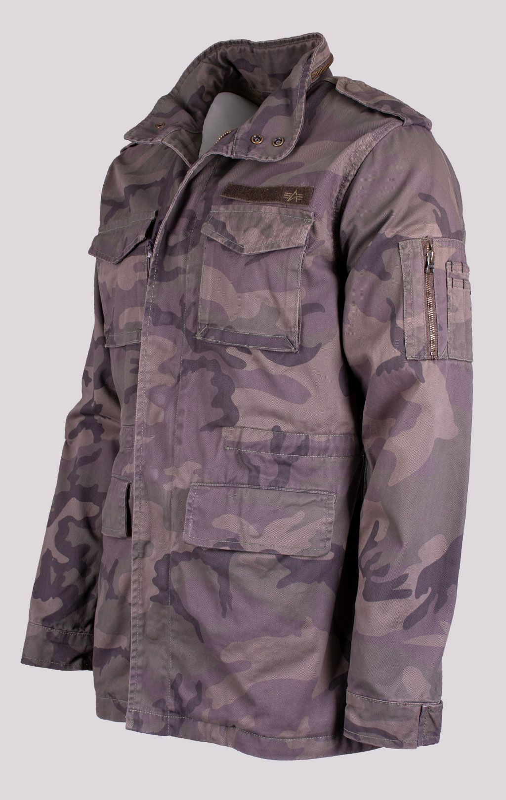 Ветровка ALPHA INDUSTRIES M-65 HUNTINGTON dark olive camo 