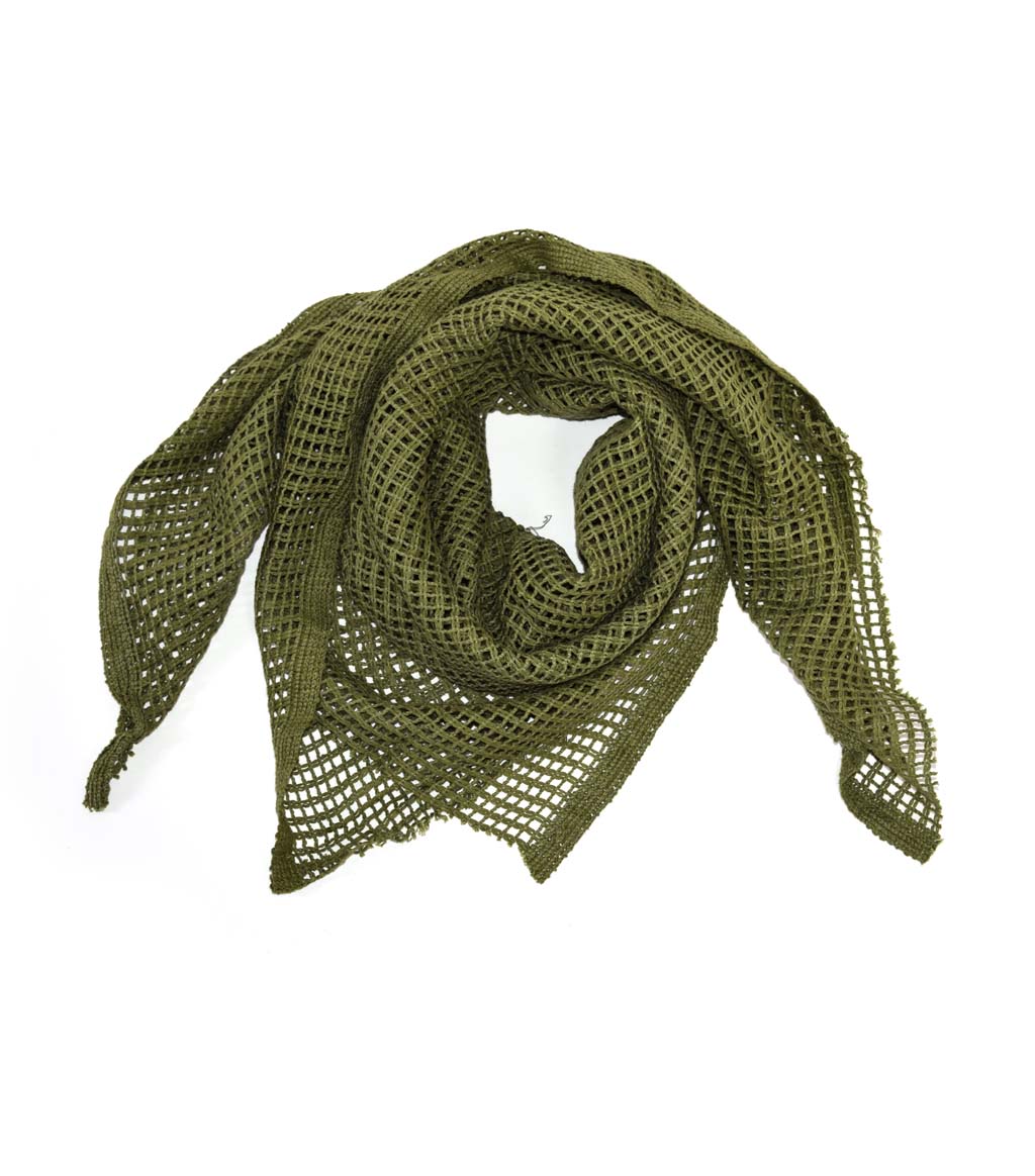 Шарф-сетка 100x100 olive б/у Голландия