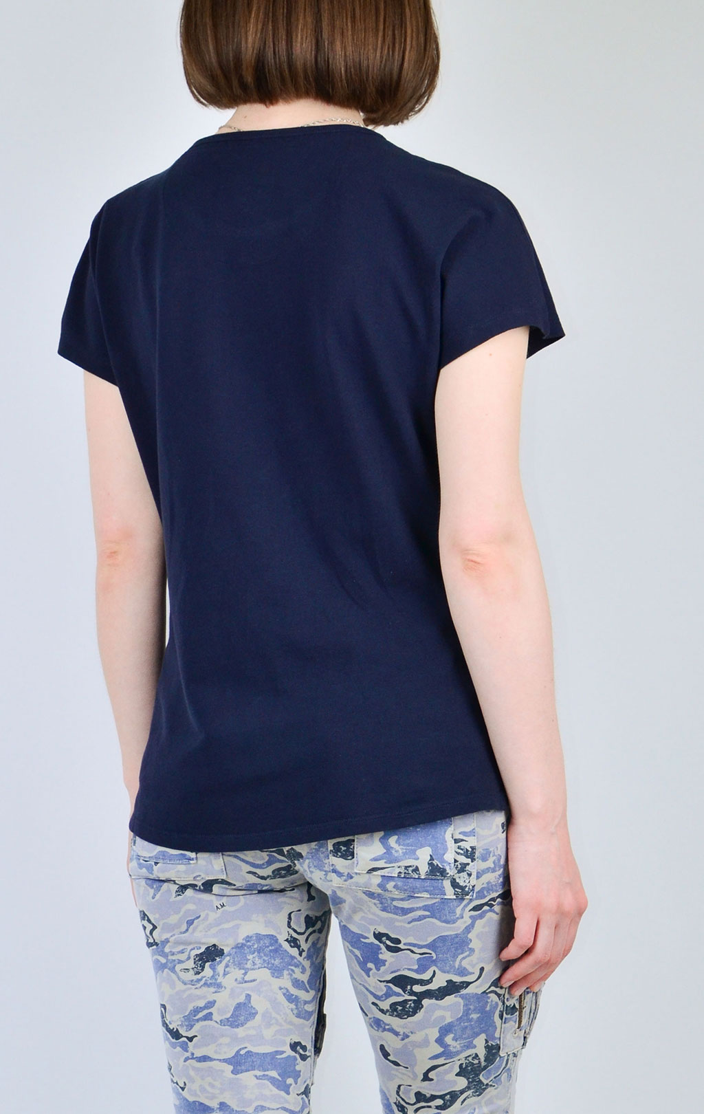 Женская футболка AERONAUTICA MILITARE blue navy (TS 1497) 
