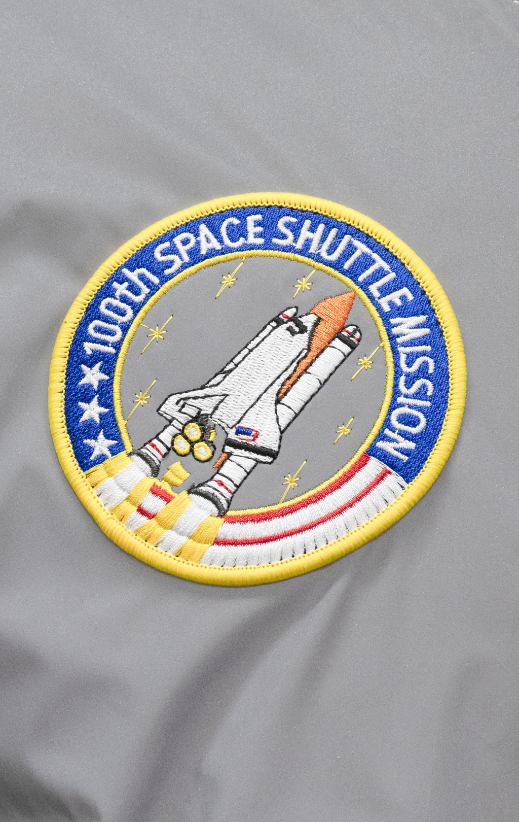 Бомбер ALPHA INDUSTRIES MA-1 NASA REFLECTIVE silver/reflective 