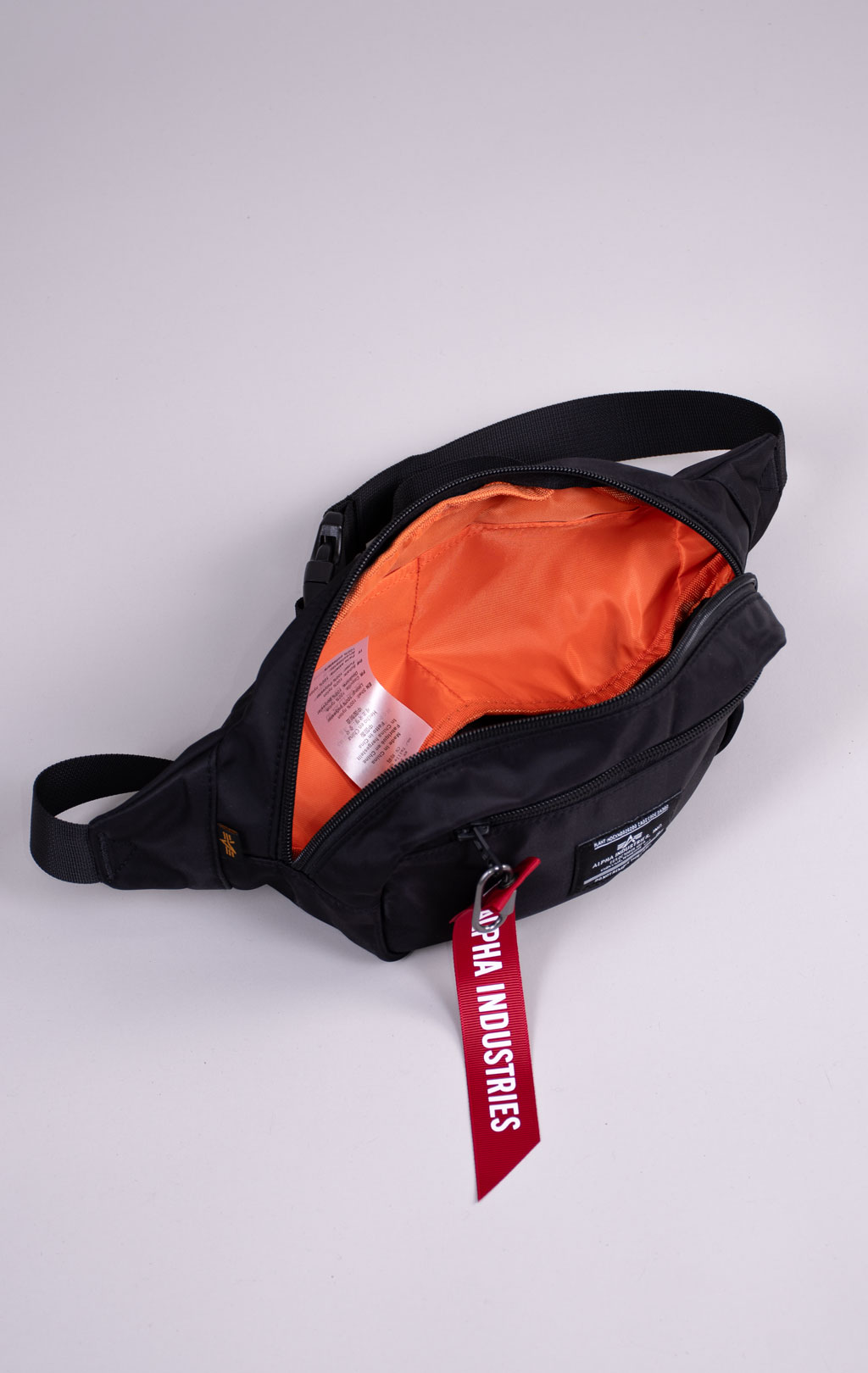 Сумка поясная ALPHA INDUSTRIES CREW WAIST BAG FW 26/27 black 
