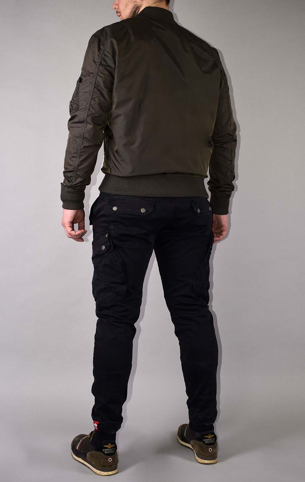 Ветровка-бомбер ALPHA INDUSTRIES MA-1 TT rep. grey 