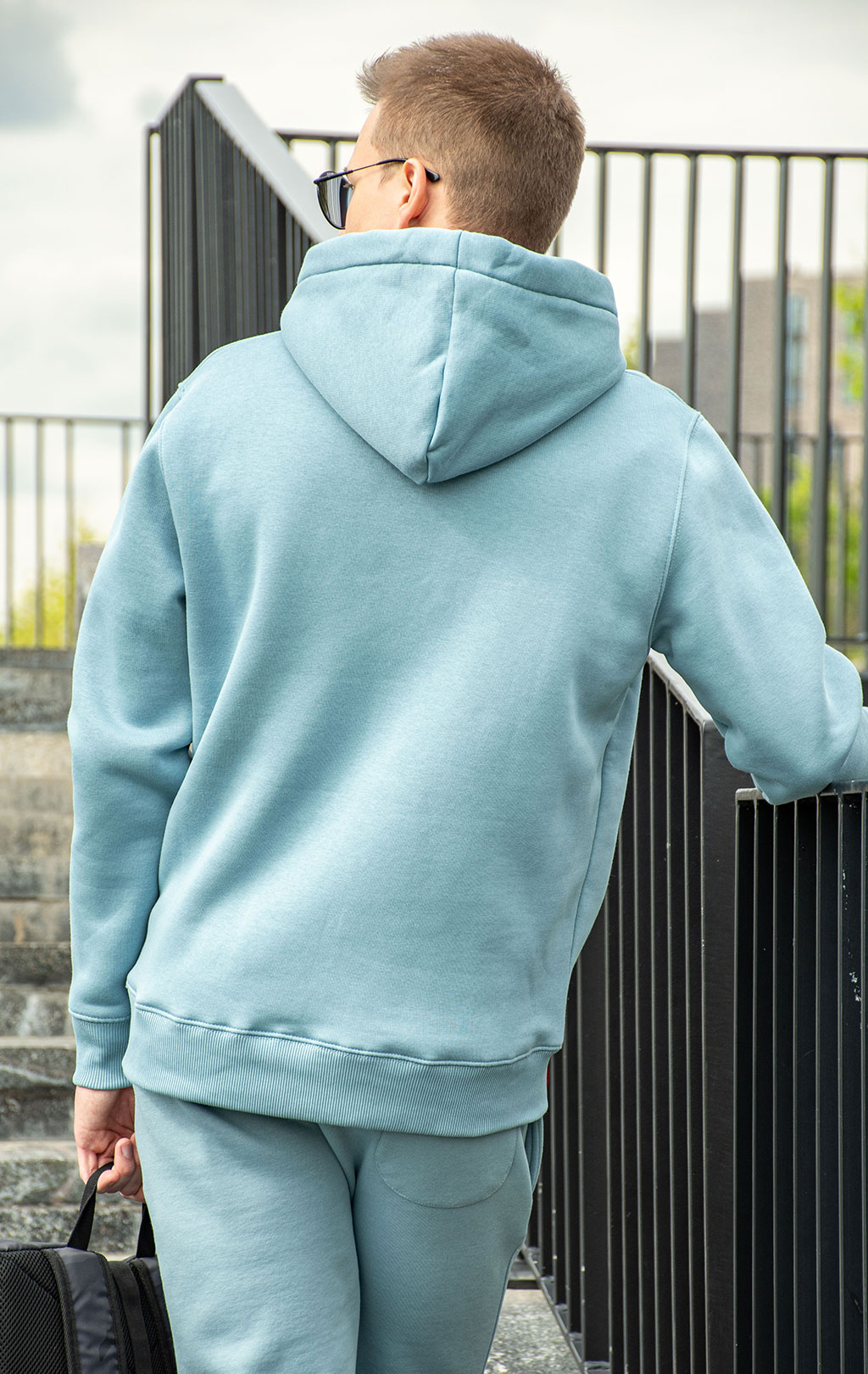 Толстовка ALPHA INDUSTRIES BASIC HOODY SMALL LOGO greyblue 