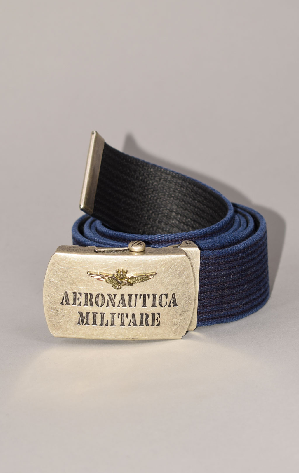 Ремень тканевый AERONAUTICA MILITARE FW 22/23/IT blue navy (CI 287) 