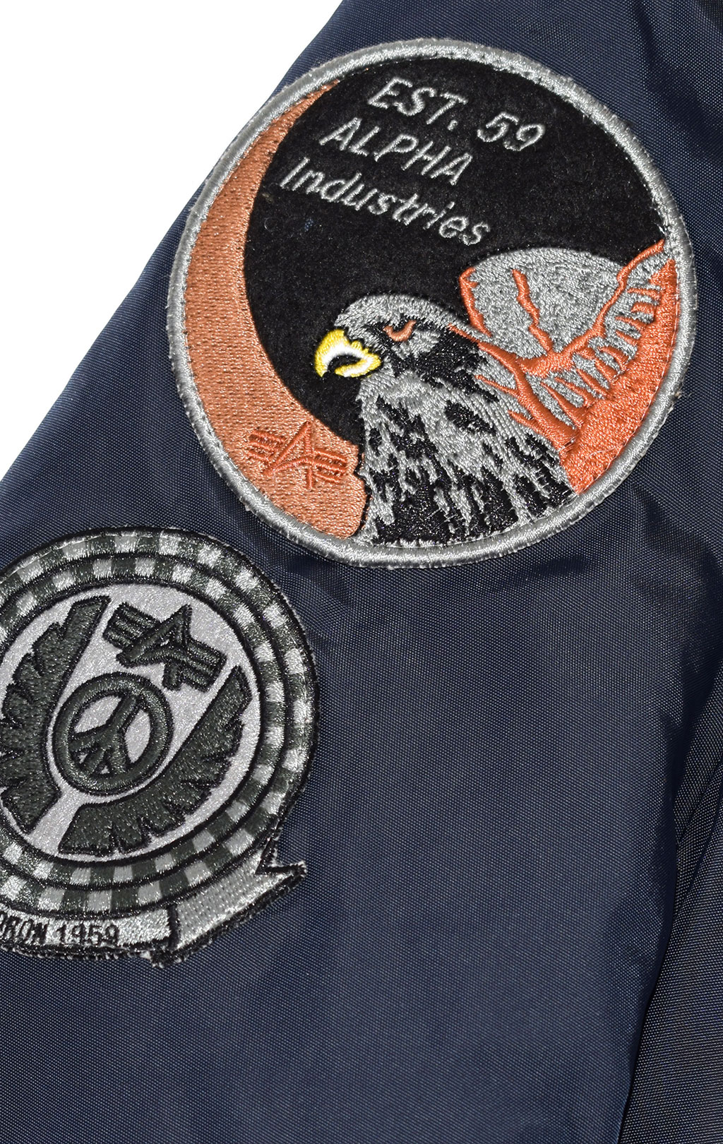 Женская куртка-пилот ALPHA INDUSTRIES INJECTOR-III PATCH rep. blue 