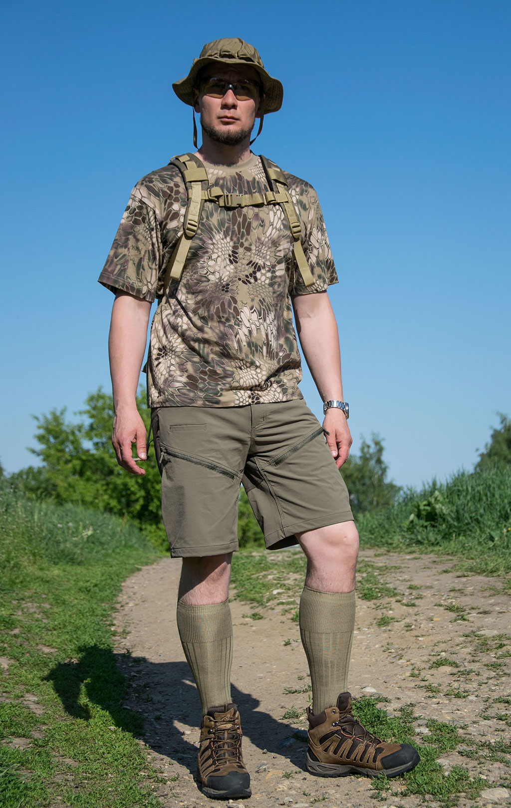 Шорты карго Pentagon RENEGADE SAVANNA хлопок75%/нейлон25% stretch 06E-RAL7013 05049 