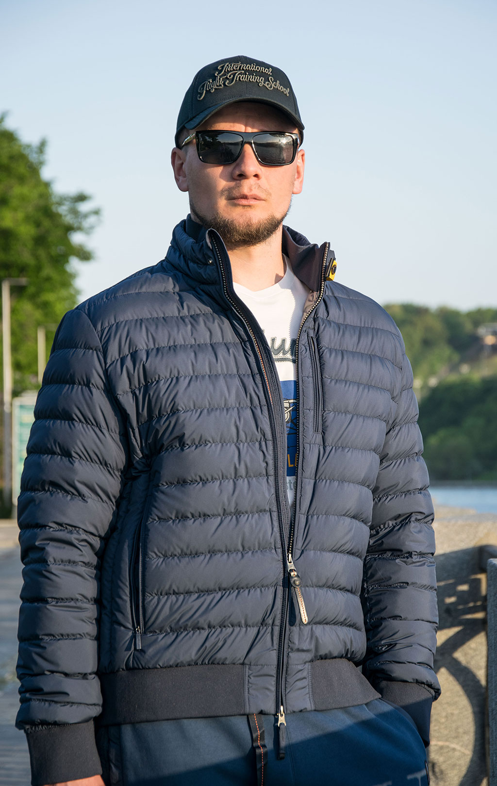 Куртка-пуховик лёгкая PARAJUMPERS ROLLAND SS 23 navy 