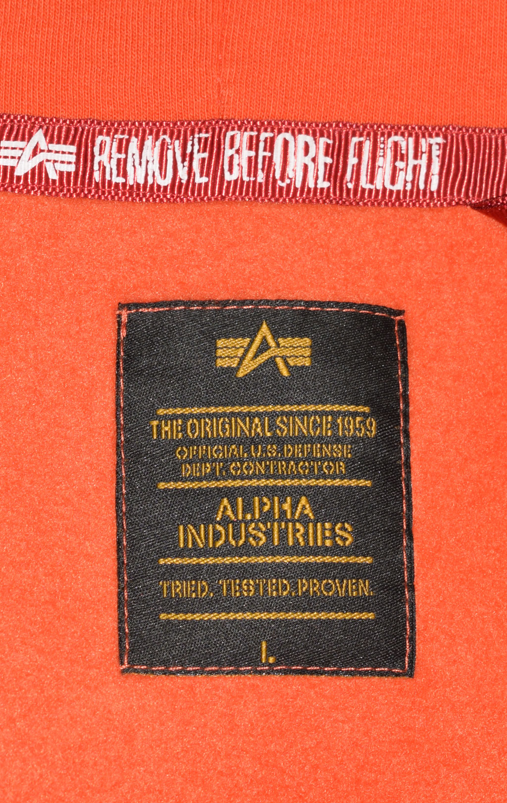 Толстовка ALPHA INDUSTRIES BASIC HOODY atomic red 