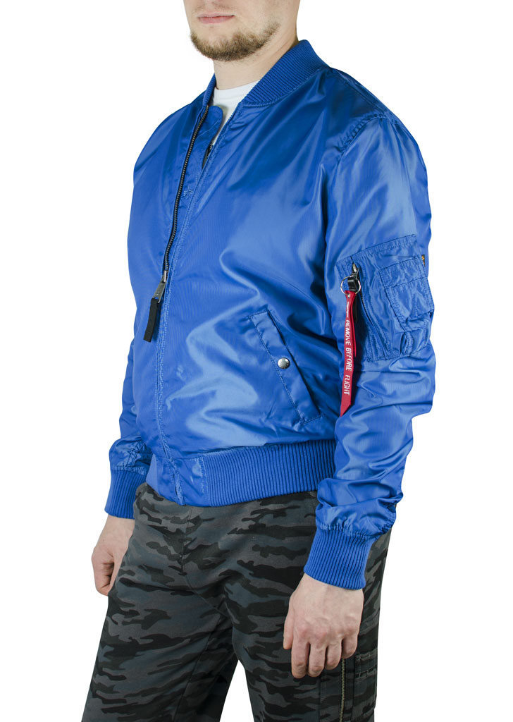 Ветровка-бомбер ALPHA INDUSTRIES TT MA-1 blue pacific 