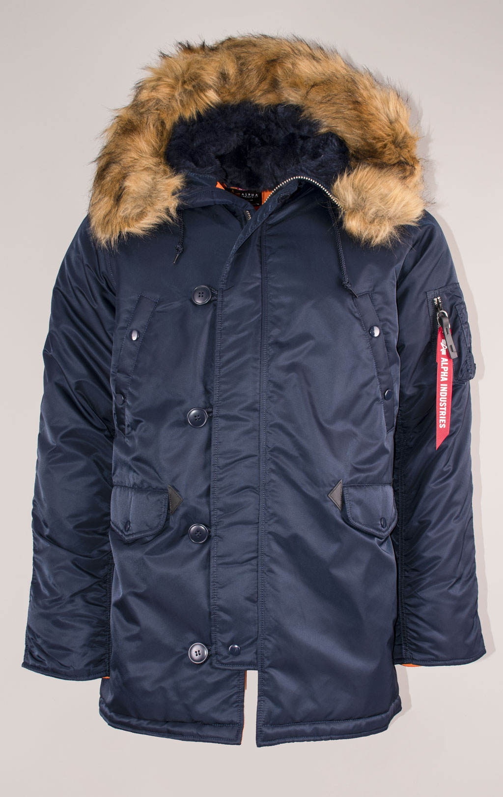 Аляска ALPHA INDUSTRIES SLIM FIT N-3B FW 24/25 rep. blue 