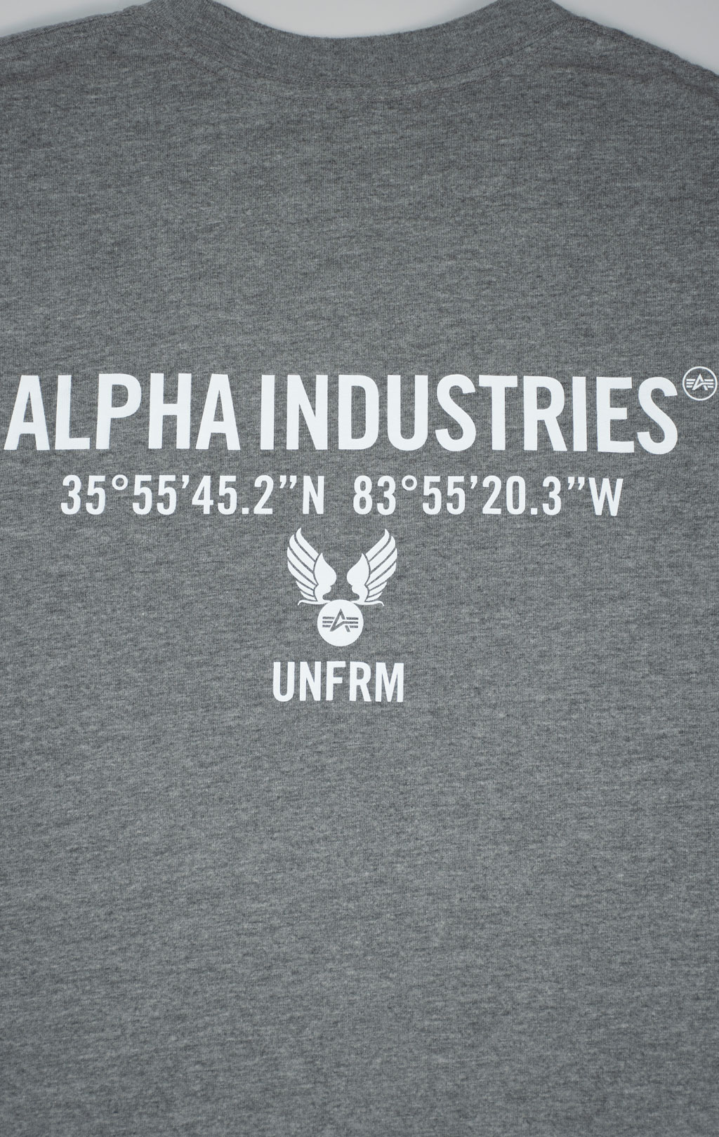Футболка ALPHA INDUSTRIES UNFRM AIR CAVALRY TEE SS 25 m medium charcoal heather 