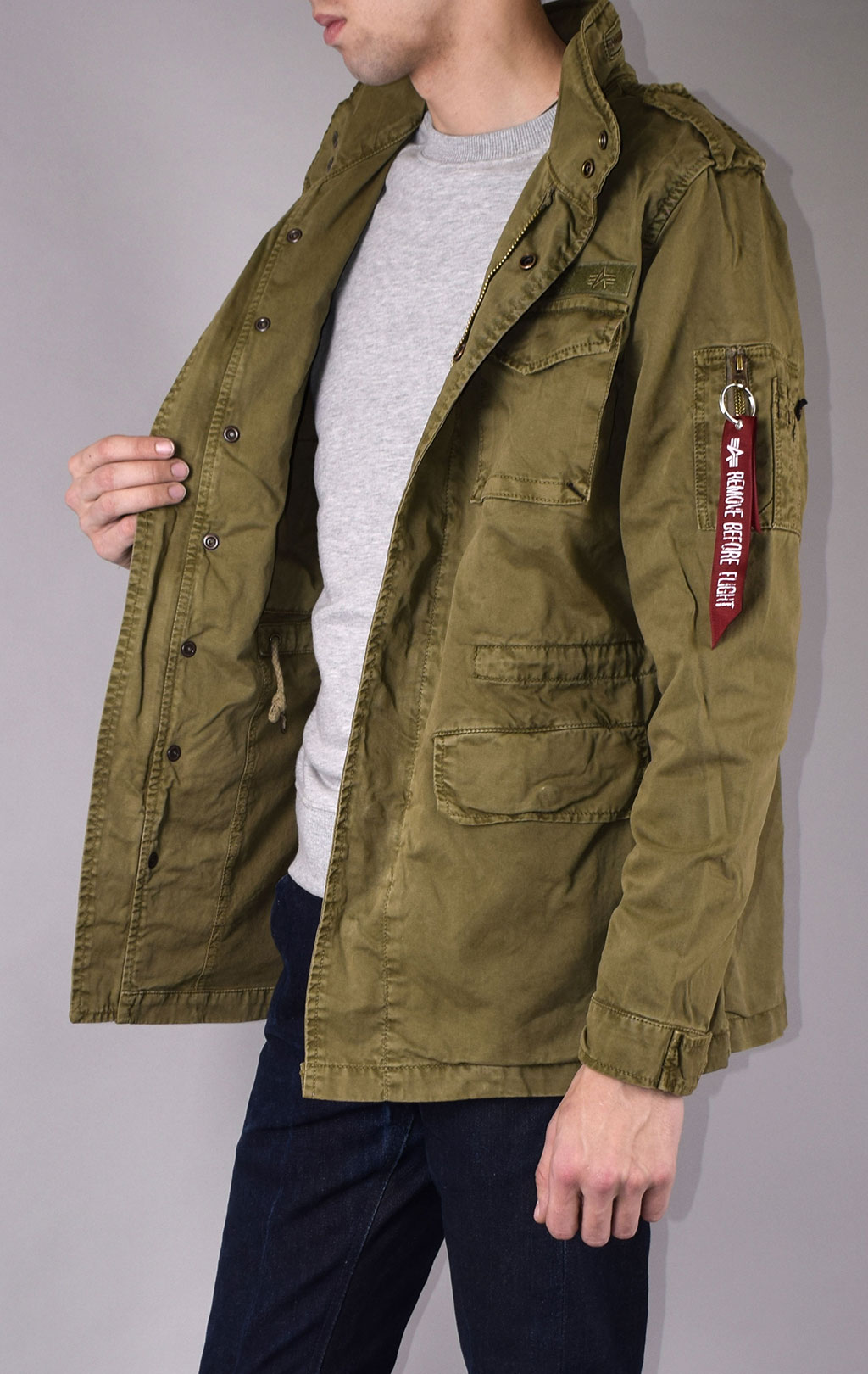 Ветровка ALPHA INDUSTRIES M-65 HUNTINGTON olive 
