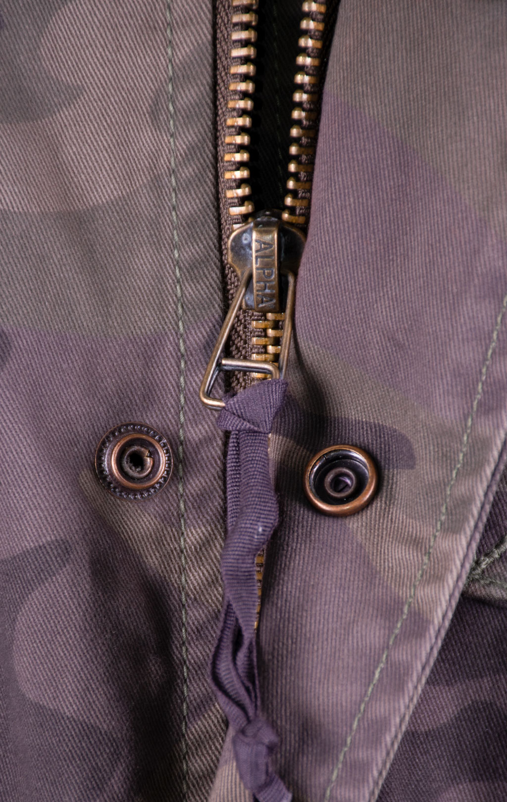 Ветровка ALPHA INDUSTRIES M-65 HUNTINGTON dark olive camo 