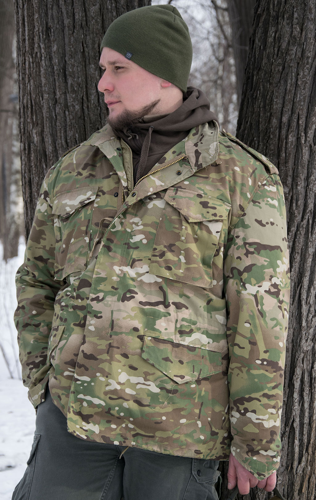 Куртка Mil-Tec M-65 CLASSIC с подстёжкой multicam 